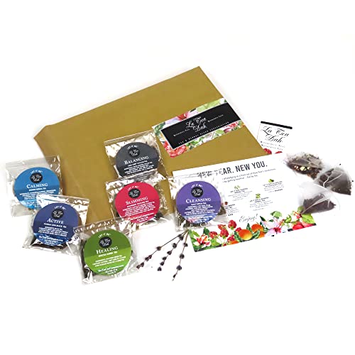 Premium Tea Subscription Box By La Tea Dah | Monthly Tea Sampler | 6 Tea Flavors | Tea Bags & Loose Leaf Tea | Monthly Subscription Boxes For Women #TOP3