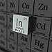 Indium Cube - Metal Element Cubes - Laser Engraved Density Cube Set for a Periodic Table of Elements Collection - (Indium, 1 inch)
