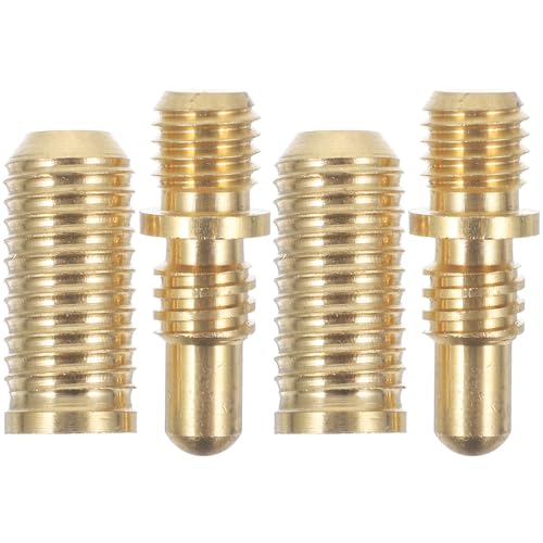 ORFOFE Tornillos de Cobre para Tacos de Billar Set de 2 Juegos Herrajes para Unión de Juntas Piezas Resistentes y Duraderas para Reparación y Extensión de Varilla Uso en Sala de