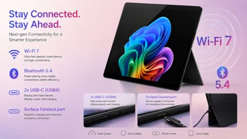 Image of Microsoft Surface Pro 13 inch 2-in-1 Laptop Tablet, X Elite 16GB RAM, 512GB SSD