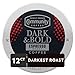 Community Coffee Dark & Bold Espresso Roast 12 Count Coffee Pods, Extra Dark Roast Compatible with Keurig 2.0 K-Cup Brewers, 12 Count (Pack of 1)