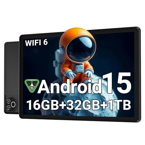 Android 15 Tablet 10 Inch, 16GB RAM 32GB ROM 1TB...