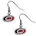 NHL Siskiyou Sports Womens Carolina Hurricanes Chrome Dangle Earrings One Size Team Colors