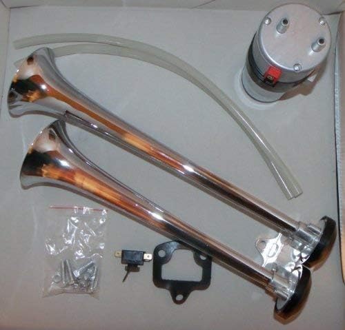 Wehmann Big Blast Road Master 12V Metal Horn, 118dB, Silver