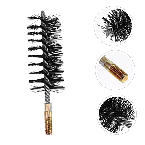 9 Peças Escova De Escova De Aço Inoxidável Escova De Tubo Ducto De Ar Escova De Fiapos Secador Cano