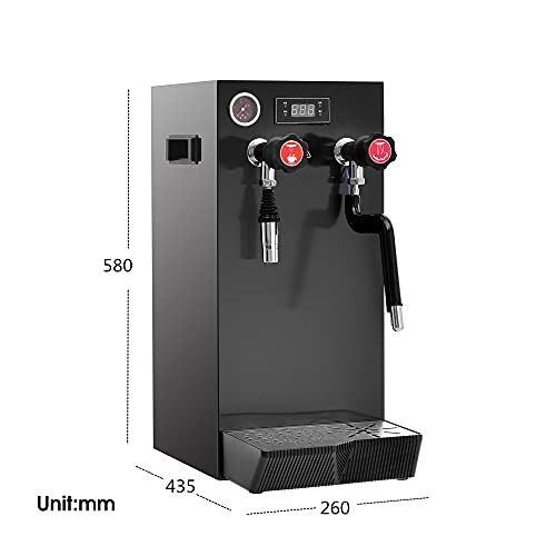 8L Kommerzielle Milchaufschäumer, Multifunktions-Dampfkocher, Vollautomatischer Milchschaum-Hersteller, für Bubble Tea… – Bild 3