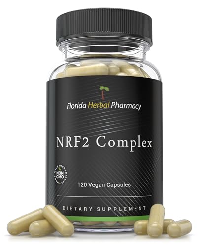 Florida Herbal Pharmacy, NRF2 Complex 500 mg Supplement Capsules (120 Capsules)
