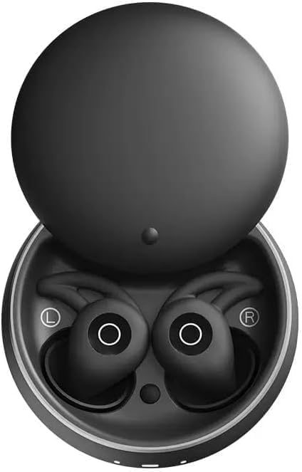 forbany Bluetooth Moto Earbuds Helmet-Compatible Wireless Earphones with 6H Playtime Secure Silicone Charging Case