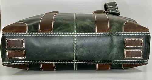 Bolso mensajero de cuero para laptop para hombre miniatura 5