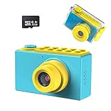 【Cartoon Frame & DIY Aufkleber】Die niedliche Kamera mit 32 Cartoon Rahmen und Cartoon Aufklebern macht das Fotografieren noch lustiger und kreativer. Geeignet für Kinder.