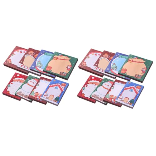 Angoily 16個 可愛いカートゥーン付箋 メモ用紙 小型 学校 オ 家用 予定管理