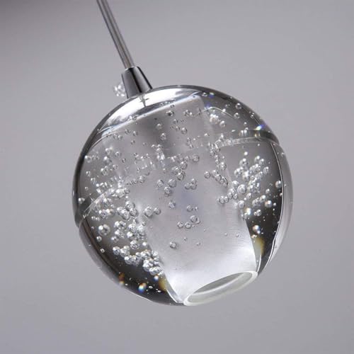 Lustre moderne en cristal LED pour un salon chic et design - 6