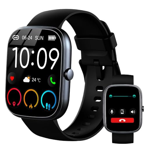 RTICVEN Reloj Inteligente Hombre Mujer con Llamadas, Smartwatch Hombre Mujer, 1.39' Reloj Deportivo Mujer 140+ Modos Deportivos, Pulsómetro Monitor de Sueño, Calorías Podómetro para Android iOS