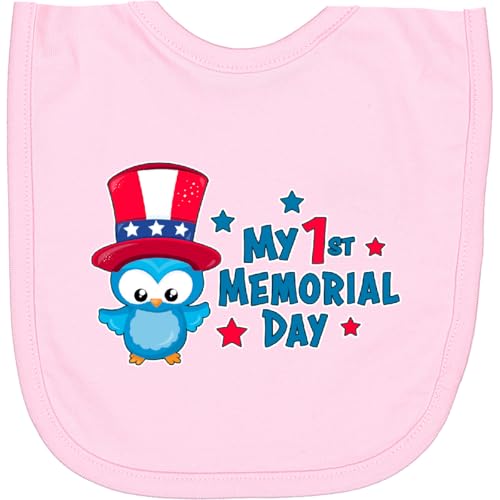 inktastic My 1st Memorial Day with Owl Newborn Bib - Main Image