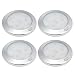 Produktbild Dream lighting 12v LED Lampe Dimmbar für Wohnmobil Wohnwagen RV Camper Flach Deckenleuchte mit Schalter IP44 3000K Warmweiß 2,4W 150LM 76MM Runde Lampen 4er Set