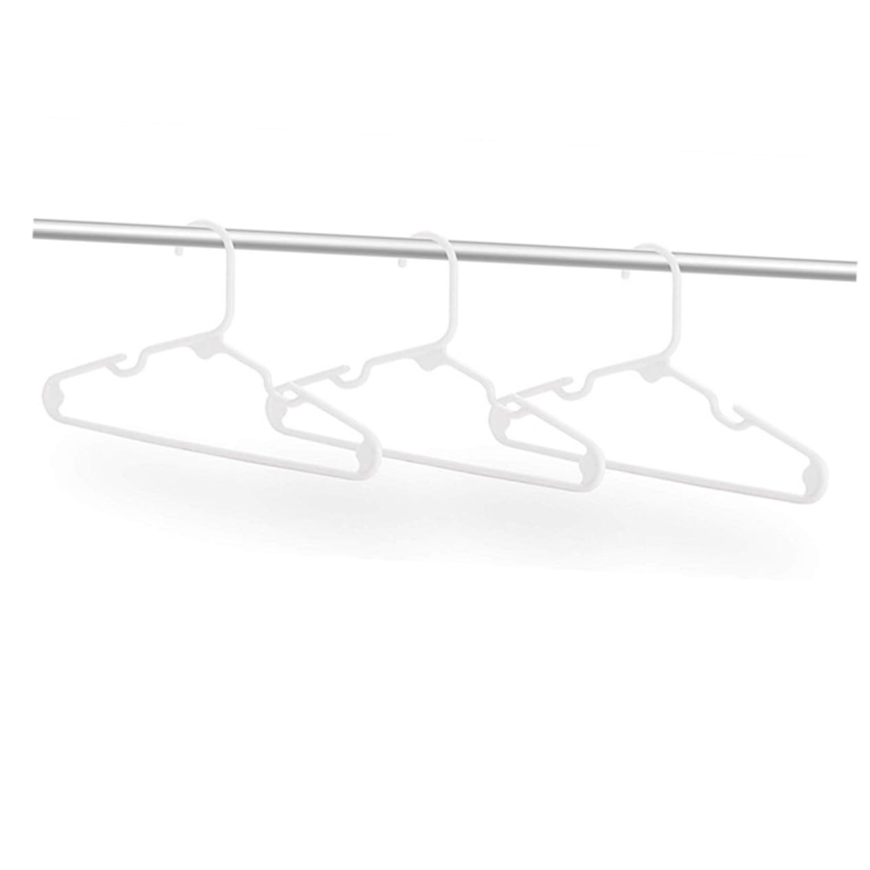 HEALLILY Wardrobe Hangers 20pcs Home Hangers for Boys and Girls Plastic Skid-Resistant View