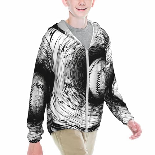 Music Notes Youth Lightweight Sports Long Sleeve Jacket For Outdoor Activities2