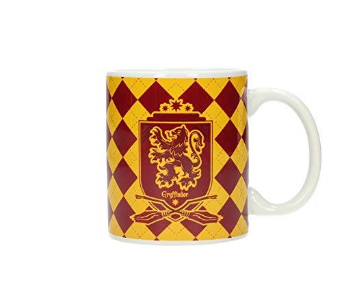 SD toys Gryffindor Taza Harry Potter, Cerámica, Blanco, 9x10x13