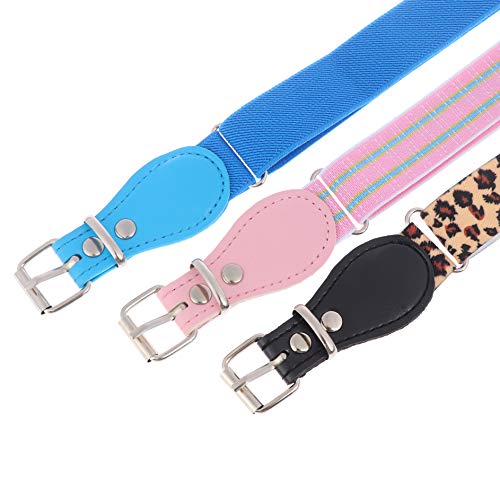 Olgaa 12 Pieces Kids Belt Adjustable Elastic Fashion Belt With Pin Buckle For Girls Kids, 12 Colors #TOP6