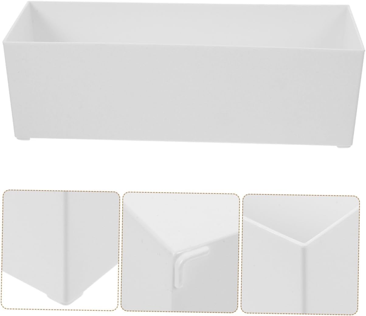 2pcs Tea Bag Organizer Box Large PP Desktop Storage