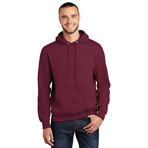 Port & Company Men's Tall Ultimate Pullover Hooded Sweatshirt 2XLT Cardinal
