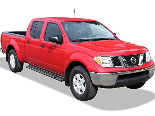 Estribos negros estilo OEM para Nissan Frontier Crew Cab miniatura 5