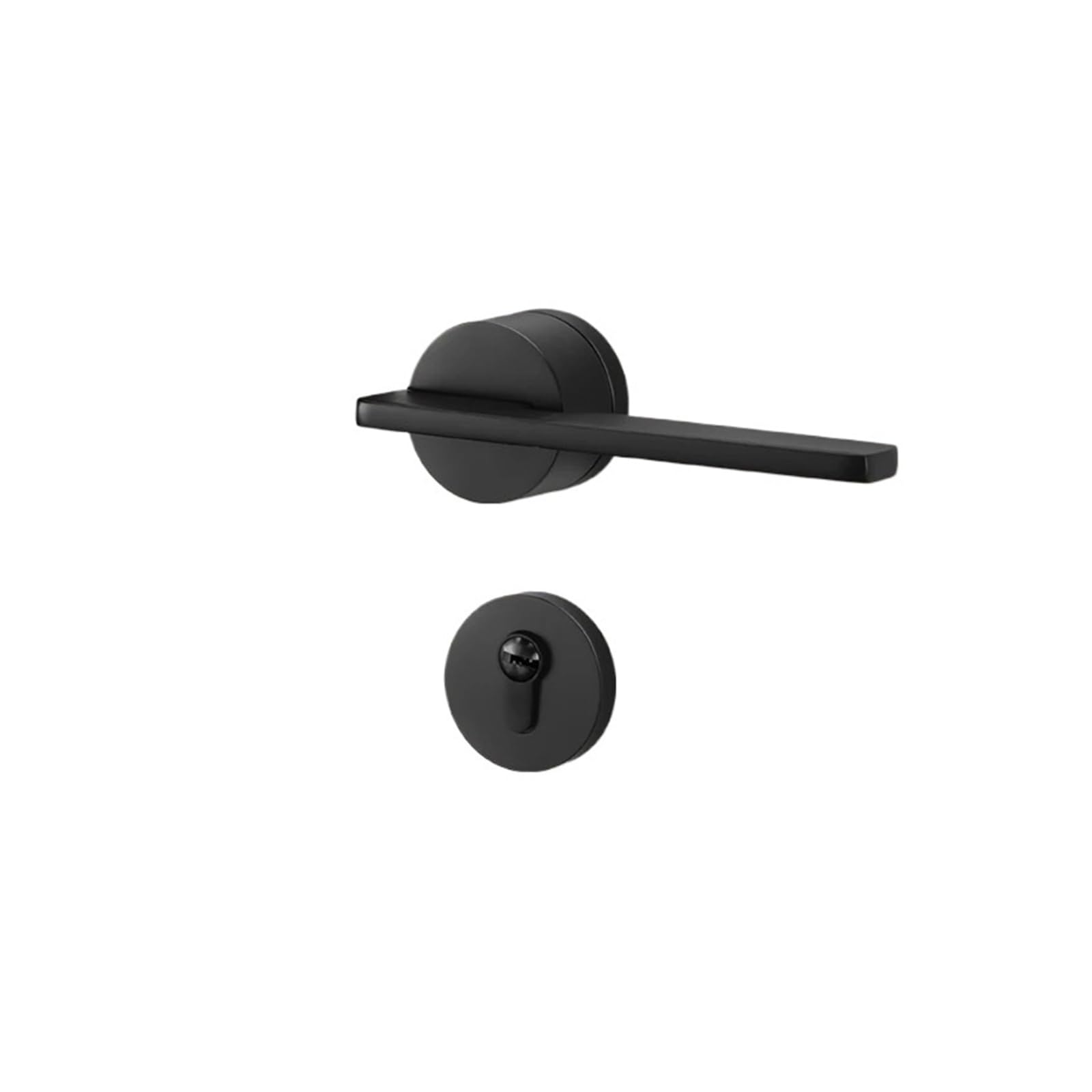 BSAXITHZB Bedroom Door Lock Room Household Split Silent(Black)