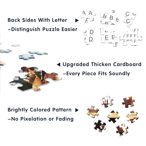 Ppuzzling Vintage Cat Jigsaw Puzzles 1000 Pieces thumb #5