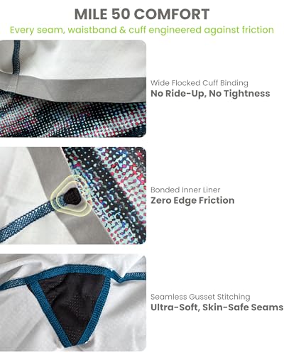 Short de compression FlipBelt Trail Running femme noir