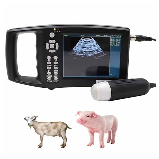 Kit De Scanner De Ultrassom Veterinário,Scanner De Ultrassom Portátil Veterinário,Máquina De Ultrassom Veterinário Multifuncional Com Sonda Mecânica Para Gravidez Porcos E Ovelhas