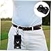 UPKOCH Golf Waist Bag Lightweight Pu Storage Pouch for Outdoor Activities Convenient Golf Tee Holder Ample Space for Accessories Stylish Design