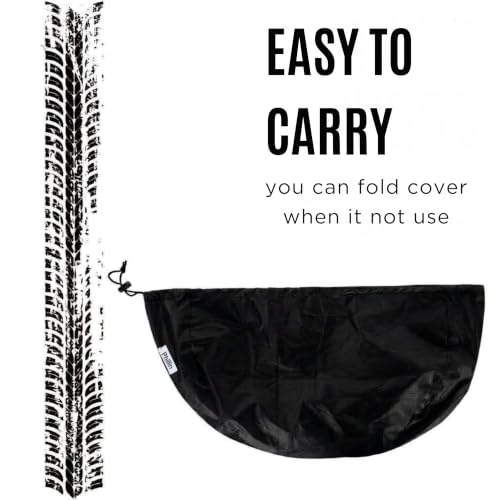 Image of Polyester Helmet Cover - Protects from Dust, Rain, Scratches Dustproof Waterproof Lightweight and Durable Secure Universal Size Storage Bag for Motorcycles Helmets (Pack of 2)