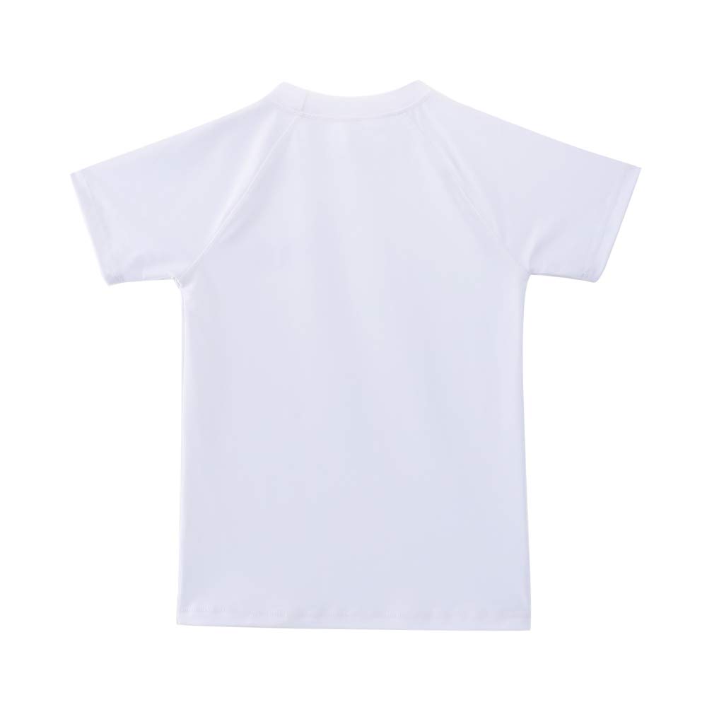 Dziewczęca koszulka kąpielowa z krótkim rękawem UV UPF50 + szybkoschnący Rashguard