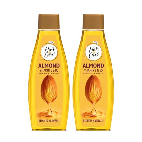 Hair & Care with Almond,Non-Sticky Hair Oil, 500 ml