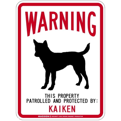 [MAGSIGN] �b�㌢ ���� �x�� �ی� �x�� �X�e�b�J�[ M�T�C�Y �p�� WARNING KAIKEN ���O�p(�h��/�ϐ�+�ό��d�l) ���{��