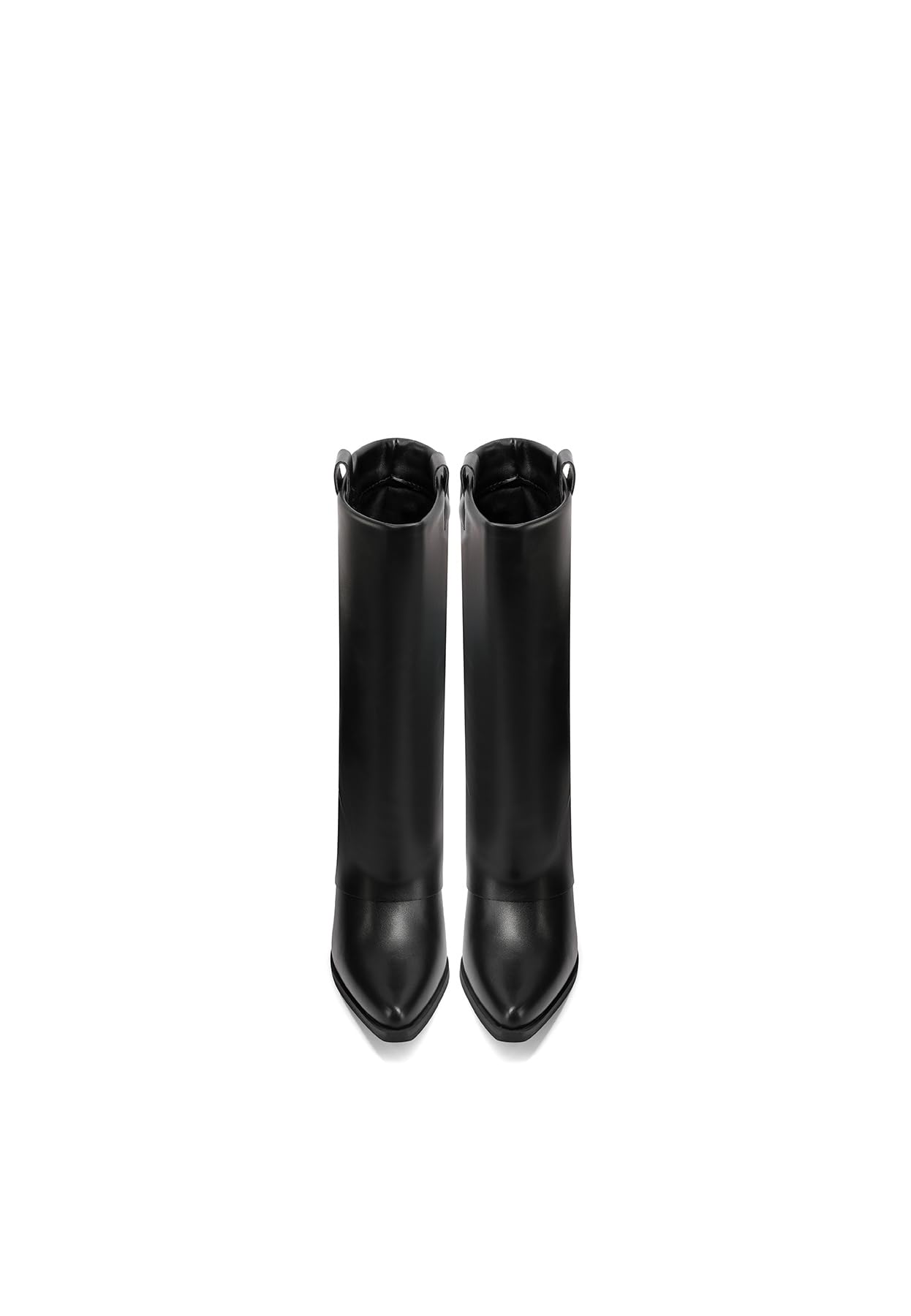 QUEEN HELENA Camperos Stivali Texani a Gambale Largo con Tacco Donna X31-110