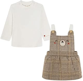 Tuc Tuc Pichi Felpa Osito Y Camiseta Punto Niña Marrón Brownie Bears Fw21 - MÄDCHEN PLÜSCH PICHI TEDDY UND BRAUN GESTRICKTES T-SHIRT BROWNIE BEARS HW21 Niemowlęta - dziewczynki