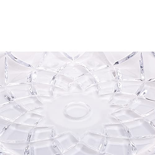 Lyor PRATO DE CRISTAL DELI DIAMOND 18,5x2,5cm TRANSPARENTE