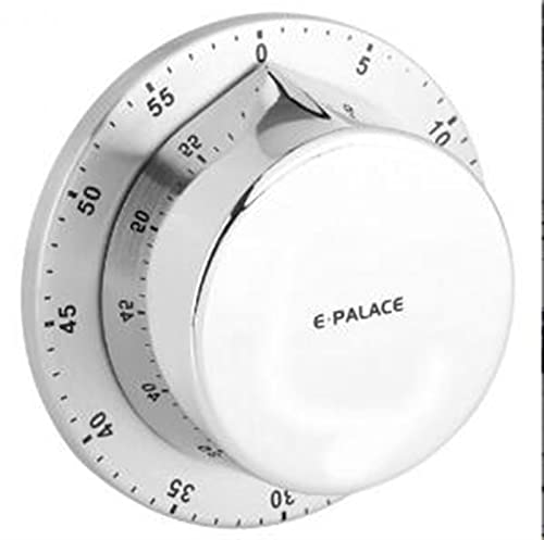 2PCS Manual Magnetic Base Stainless Steel Kitchen Timer Mechanical Timer Countdown Kitchen Tools Cookware WJ824