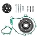Compatible with Yamaha Raptor 660 YFM660R 2001 2002 2003 Starter Starting Clutch One Way Gear Bearing Gasket Flywheel Puller Kit