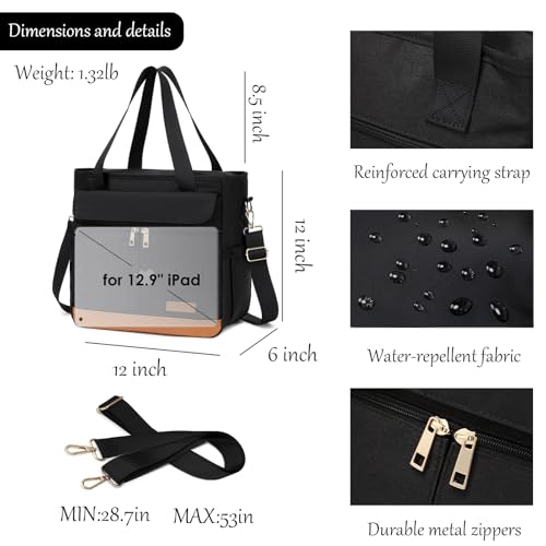 Bolso tote mediano útil para mujer y hombre miniatura 3