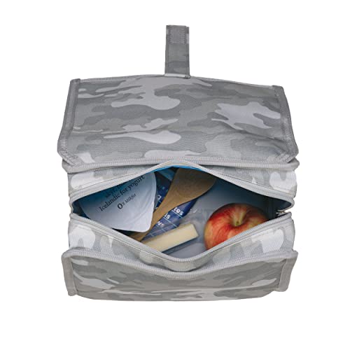 Image of PackIt Freezable Lunch Bag, Tonal Camo Gray