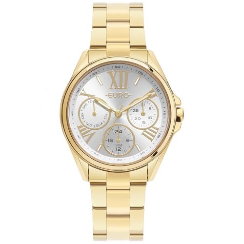 Relógio Euro Feminino Multiglow Dourado - EU6P29AIP/4B