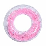 DNMD Aufblasbarer Schwimmring mit Feder, Schwimmring Schwimmreifen Luftmatratze Schwimmkissen für Pool & Wasser Wasserspielzeug, (Ø 60 cm)