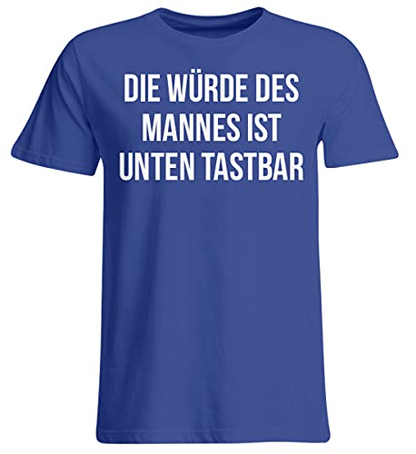 T-shirt surdimensionné bleu XXXXXL pour homme idéal pour vos sorties décontractées