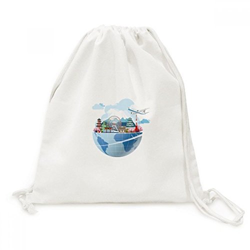 Sac à dos cordon Japon Fuji en toile pour vos sorties urbaines