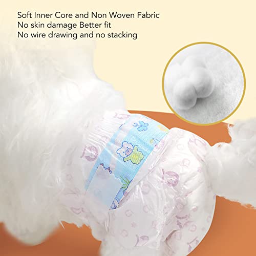Fraldas para Cães, Descartáveis, Respiráveis, à Prova de Vazamento, Absorventes Fortes, para Período