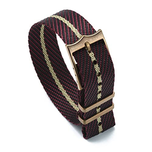Bracelet Feng Shui haut de gamme et boucle de montre noir rouge kaki