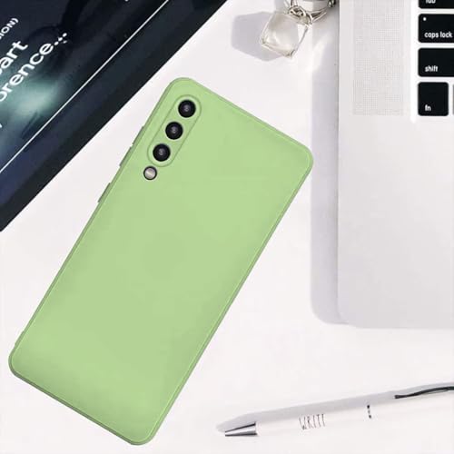 Image of DIZORO Liquid Silicone Soft Back Cover Case Designed for Samsung Galaxy A50 (Matcha Green)