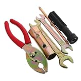 Kit d'entretien complet : cette trousse à outils comprend tout ce dont vous avez besoin pour l'entretien, des clés aux extracteurs de bougies, en passant par la clé, la trousse à outils avec tournevis